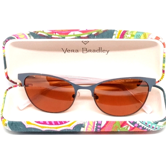 VERA BRADLEY " LYLA" SUNGLASSES WITH NON-PRESCRIPTION LENS: - Picture 16 of 16